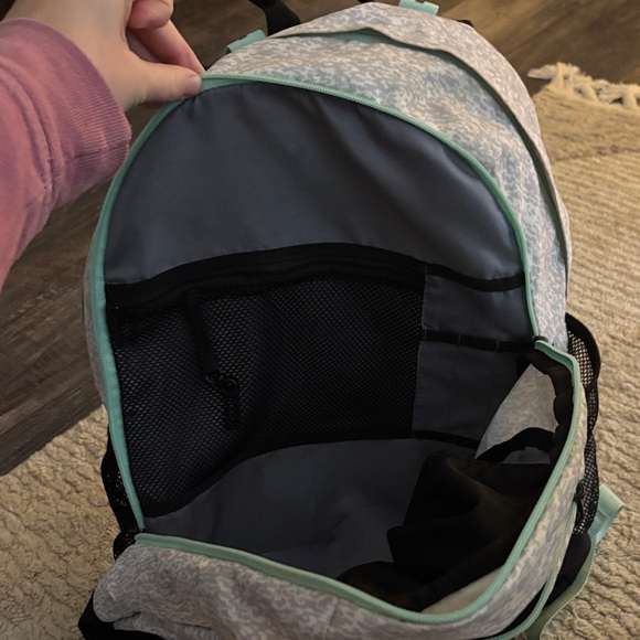 Adidas Light Gray and Mint Backpack - Picture 6 of 6